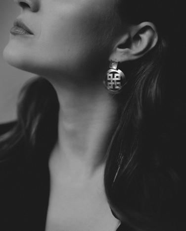 Endless knot earrings